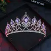 Corona de Novia Europea y Americana Tocados de Corona de Princesa con Pedrería Accesorios para el Cabello Estilismo de Boda Vestido Corona de Cumpleaños Regalo de Navidad
