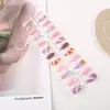 Garra de Águia Pequena Série de Estampas Casuais Manicure Usável para Mulheres 24 Peças Manicure Pronta Unhas Amêndoa