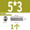 Tornillos de Fijación con Cabeza Hundida de Acero Inoxidable 304, Tornillos Negros sin Cabeza con Hexágono Interior de Cabeza Hundida, Tornillos de Máquina 316