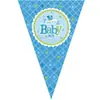Serie de Fiesta de Bienvenida al Bebé Banderín Triangular Accesorios para Fiesta Suministros de Decoración para Fiesta