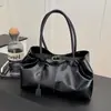 Bolso Retro de Cuero Suave de Gran Capacidad para Mujer 2026 Nuevo Bolso de Hombro Casual para el Trabajo Bolso Bandolera Simple Bolso Tote