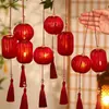 Linternas brillantes del Festival de Medio Otoño, productos terminados para áreas escénicas al aire libre, decoraciones antiguas de estilo chino para colgar en árboles, arreglos de escenas y adornos decorativos