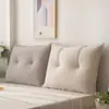 Almofada de Cabeceira de Alta Qualidade Encosto de Cama Tatame Quarto Sala de Estar Almofada de Sofá Encosto Saco Grande Macio Almofada Dupla