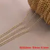 Corretivo de Cor Extensão Corrente Aço Inoxidável Cor Aço Dourado Corrente de Cauda Feito à Mão DIY Colar de Pérolas Pulseira Acessórios de Joias