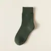 Calcetines de otoño e invierno unisex de longitud media, calcetines tipo toalla, calcetines cálidos para el suelo, calcetines gruesos con forro polar de rizo al por mayor