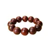 Pulsera de madera rayada por el rayo natural, pulsera de cuentas de madera de azufaifo rayada por el rayo, accesorios para uso diario, suministros taoístas de la fábrica original