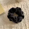 Goma de Pelo Tejida de Otoño e Invierno para Mujer, Lazo para Moño, Banda Elástica para Cola de Caballo Baja, Accesorio para el Cabello Estilo Ins Coreano y Japonés~