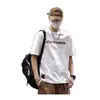 En Stock Camiseta Estampada de Marca de Moda Manga Corta Ropa de Hombre Verano 2025 Nuevo Estilo Media Manga Talla Grande Estilo Americano Peso Pesado