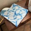 Gong Pei 2024 Nuevo Pañuelo Cuadrado Pequeño Tie-dye Verano Vintage Pañuelo para la Cabeza Protector Solar Baotou Pañuelo Elegante Combinable Pañuelo Pequeño