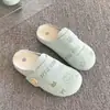 2026 Nuevos Zapatos de Primavera y Verano sin Cordones tipo Birkenstock de Punta Cerrada a Mitad de Camino para Mujer con Estampado de Dibujos Animados, Adecuados para Combinar con Faldas, Zapatos de Uso Diario
