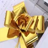 Decoraciones Colgantes en Forma de Lazo Acabado Espejo de 30 Piezas para Fiestas Navideñas Transfronterizas, Cintas Colgantes Recubiertas de Aluminio