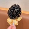 Peruca Infantil Argola de Cabelo Bolinho Acessório de Cabeça de Bebê Faixa de Cabeça para Meninas Pequena Dançante Acessórios de Cabelo de Princesa