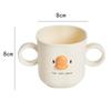 [Judy] Vaso para enjuague bucal Hogar Pareja Niños Vaso para cepillo de dientes Lindo Dibujo Animado Utensilios Dentales Dormitorio Estudiantil Cilindro Dental Alto