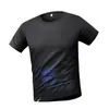 Nueva Camiseta de Manga Corta para Hombre Verano 2026, Camiseta Fina de Seda de Hielo, Camiseta Deportiva Transpirable, Camiseta Casual de Secado Rápido