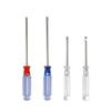 Chave de fenda Phillips 3mm temperada com cabo transparente de cristal magnético atacado ferramentas para brinquedos, reparo elétrico e desmontagem