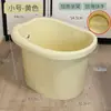 Bañera Grande para Niños Engrosada para Bebé con Asiento Puede Sentarse Bañera para Bebé Baño Lavar Cabeza Baño Integrado Cabello Liso