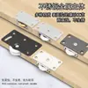 Ruedas para Puertas Correderas de Armario, Rodillos para Puertas de Armario, Rieles Guía Inferiores, Ruedas para Puertas Correderas de Madera Estilo Antiguo, Riel para Puerta Colgante, Silencioso