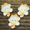 Botones Lindos y Divertidos de Gatos de Dibujos Animados para Manualidades DIY Infantiles, Pegatinas de Pegamento Cremoso para Fundas de Teléfono y Dijes para Zapatos