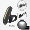 Luz de bicicleta, luz de advertencia LED para conducción nocturna, accesorios para montar, equipo, luz de ciclismo con carga USB, luz trasera de bicicleta