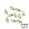 Cristal Marquise Diamante Romboidal Revestido Strass de Vidro Colorido Claro DIY Acessórios de Joalheria para Arte de Unhas Diamante Popular de Fundo Pontiagudo com Formato Especial