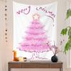 2022 Novo Pano de Fundo de Natal Ins Decoração de Casa Transfronteiriça Árvore de Natal Fundo Pano para Pendurar na Parede Tapeçaria Amazon