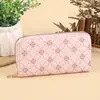 Cartera Retro Presbópica de Cremallera Única Cartera Larga para Mujer Estampada Almacenamiento de Gran Capacidad Venta al por Mayor y al por Menor