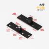 Eje de rotación de eje cielo y tierra bisagra superior e inferior bisagra de puerta invisible posicionamiento eje de puerta conector de eje de 360 grados de acero inoxidable