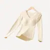 Roupa Térmica de Caxemira e Seda de Amora para Outono e Inverno para Mulheres, Modeladora com Bojos Embutidos, Conjunto de Camada Base de Algodão