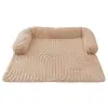 Cama transfronteriza para gatos y perros, adecuada para todas las estaciones, resistente a los arañazos, resistente a las mordeduras, alfombrilla antideslizante para perros, cojín cálido para dormir para gatos y perros, cojín para mascotas, a prueba de orina