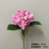 Coleção de Hortênsias 3D Flores Artificiais Flores Falsas Pequena Hortênsia para Exibição Modelo de Casamento Sala Decoração Suave Flores Artificiais