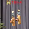 Colgante para Celular de Pod de Semilla de Loto y Sándalo, Placa Artística Tallada en Madera, Colgante del Año del Caballo, Adorno de Madera
