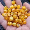 Fluorescente Flutuante Água Salgada Abelhas Artificiais Botão de Jade Contas de Ábaco Contas Soltas Amarelo Óleo de Galinha Espaçadores de Cera de Abelha Acessórios para Joias Contas