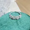 Anel Aberto de Folha Totalmente Cravejado com Zircônia Estilo Minimalista Ins Japonês e Coreano Anel de Personalidade de Nicho Ultra-Fada Exquisito de Alta Qualidade