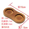 Quemador de incienso de madera maciza con forma de ocho, diseño moderno y sencillo, para sándalo y madera de agar, soporte para incienso invertido, multifuncional para uso doméstico