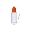 En Stock Mayoreo Botellas de Relleno de Aceite Semitransparentes de 10ml 20ml Botellas de Pigmento Pe Botellas Líquidas Botellas de Plástico para Dispensar