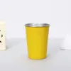 Nova Caneca de Café de Aço Inoxidável 304 Caneca de Cerveja de Camada Única Caneca Simples para Escritório Caneca Casual Criativa Atacado