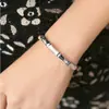 Pulsera de Plata de Ley 999 para Mujer Bambú Abierto Bambú de Plata de Ley Moda Japonesa y Coreana Pulsera de Plata Regalo del Día de Tanabata San Valentín