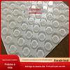 Almofada de borracha de silicone semi-esférica partículas anticolisão transparentes almofada de borracha de silicone autoadesiva móveis antiderrapante borracha muda partículas antiderrapantes