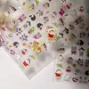 2025 Cerezas Dulces y Deliciosas Pegatinas 3D en Relieve para Uñas Decoración de Uñas Adhesiva Hecha a Mano Pegatinas Completas de Dibujos Animados