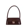 Bolsas Femininas Transfronteiriças Novo Estilo Coreano Versátil Nicho Bolsa de Ombro Axilar Bolsa de Mão de Couro Macio de Alta Qualidade Bolsa Baguete Atacado