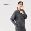 Top cárdigan para mujer Otoño e Invierno Nuevo Lana Cuello alto Agrietado Casual Holgado y Cómodo Normcore Cuello redondo Top cárdigan