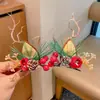 Chifres de Rena de Natal Transfronteiriços Decoração de Árvore Pequena Presilha de Cabelo de Natal Pelúcia Fofa Adereço de Cabeça para Festa de Feriado Acessórios de Cabelo para Meninas