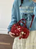 Bolsa Boston Pônei Vermelho de Celebridade da Internet para Mulheres, Nova Bolsa de Mão Tendência 2026 para Meninas Fofas, Bolsa Transversal Versátil