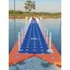 Ponte flutuante acessórios de flutuador de plástico pino parafuso conector guarda-corpo corrimão plataforma de atracação de água barco tira anti-colisão