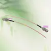 Cabo Coaxial Alimentador Rf Fixo Por Porca de Rosca Traseira Tnc-Ky à Prova d'Água Rg316 Prata Dupla Um Lado Tipo Stripping Redondo Cabo de Solda
