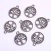 Venta Caliente Transfronteriza Joyería de Aleación Árbol de la Vida Accesorios Materiales para Pulsera Collar Pendiente DIY Fabricante Mayorista