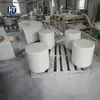 Banqueta Pedestal Redonda UHPC Assento Externo para Lojas de Chá Banqueta de Terrazzo Banqueta de Piso de Cimento Pré-fabricada Em Estoque Customização em Lote