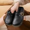 Medias Pantuflas de Verano para Mujer con Plataforma, Moda Versátil tipo Birkenstock, Impermeables y Antideslizantes para Exterior