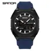 Reloj de Marca Sanda Más Vendido Reloj Despertador Hora de Verano Reloj Digital Impermeable Sincronización para Estudiantes Reloj Deportivo Multifunción