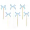 Inserto Decorativo para Pasteles Transfronterizo Estilo Ballet Lazo Inserto para Fiesta Inserto Desechable para Frutas Inserto para Postre